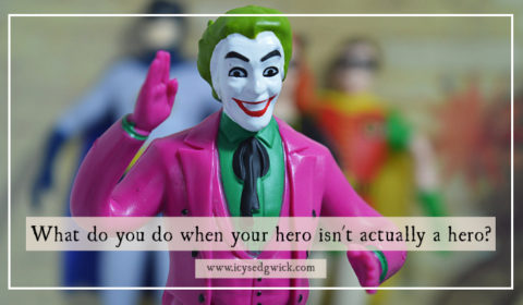 Writing a hero can be difficult - especially when your protagonist is more of an anti-hero! What do you do when you realise your hero isn't actually a hero?