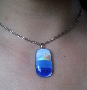 blue pendant