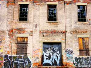 graffiti building