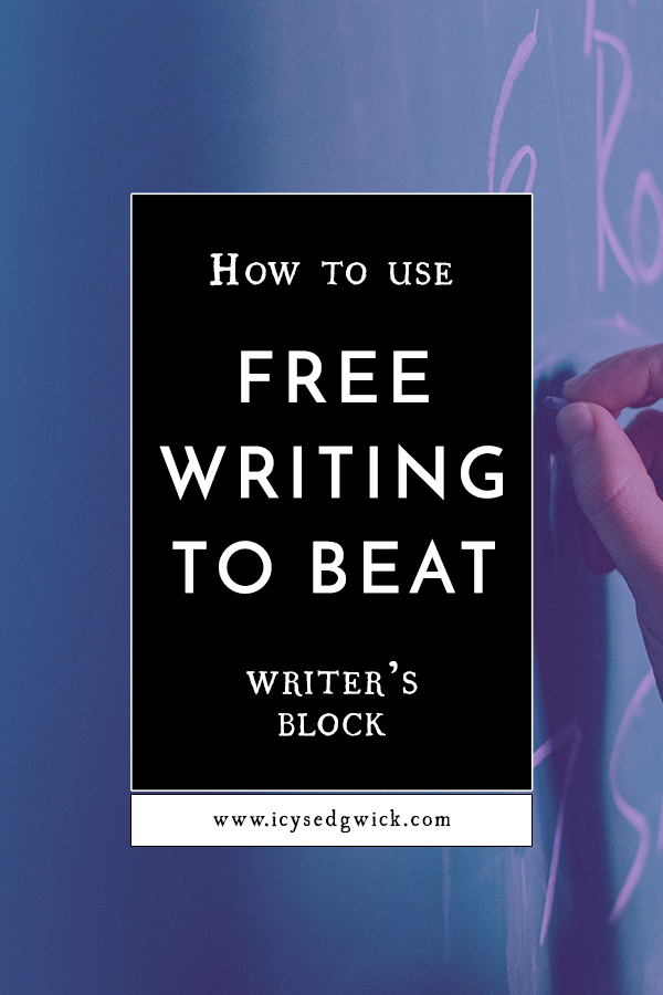 Freewriting is a trendy term for those who write "morning pages" but how can you use it for plotting a new project or working around writer's block?