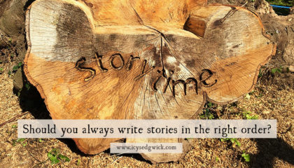 When you write stories, you're not restricted to pantsing or plotting. There is a third, hybrid, way. Click here to learn how to write in the wrong order.