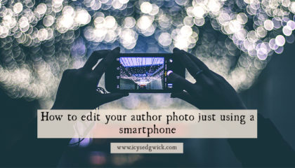 Professional photography is probably out of your budget right now. But grab your smartphone and take your author photo yourself!