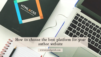 Between Squarespace, Wordpress, Wix and Weebly, how do you choose the best platform for your author website? Click here to find out.