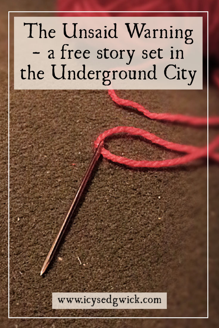 A witch solves a problem of heartbreak, but her unsaid warning will weigh heavy on her client. Click her to read more and visit the Underground City.