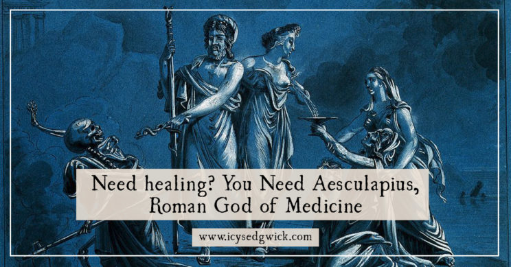 Aesculapius was the Roman God of Healing and Medicine (Asclepius in Greece). But who is he and why is he such a fascinating figure in the study of ancient Greece and Rome? Click here to meet him!