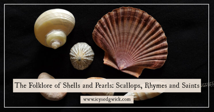 The folklore of shells blends superstition and belief with a tongue twister nursery rhyme. Learn more about shells and pearls here.