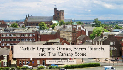 This post explores a range of Carlisle legends, including secret tunnels, ghosts at the castle, the cursing stone, poltergeists, and a big cat!