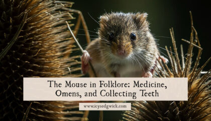 The mouse appears in folklore as a bad omen, a medicinal remedy, and a creature that gathers teeth. Learn more here.