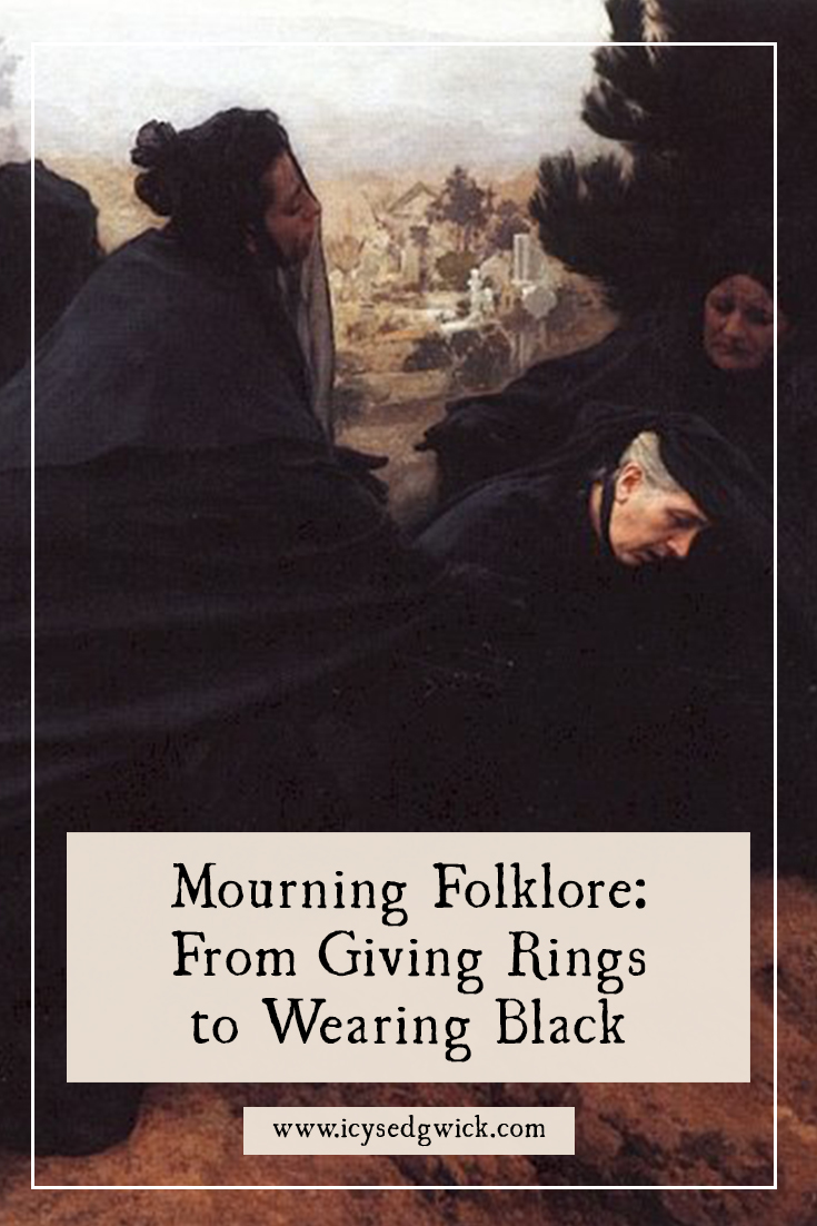 Mourning folklore is full of customs and etiquette intended to ensure 19th century people mourned 'properly'. Learn more here.