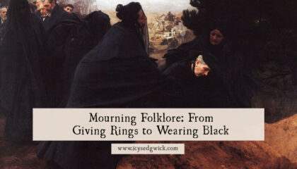 Mourning folklore is full of customs and etiquette intended to ensure 19th century people mourned 'properly'. Learn more here.